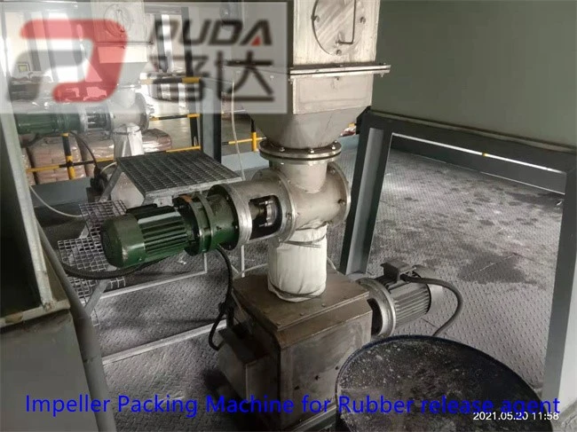 Impeller packing machine for rubber release agent 2